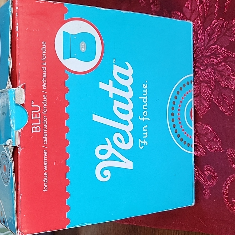 Velata Bleu Fondue Warmer NIB - Picture 6 of 6